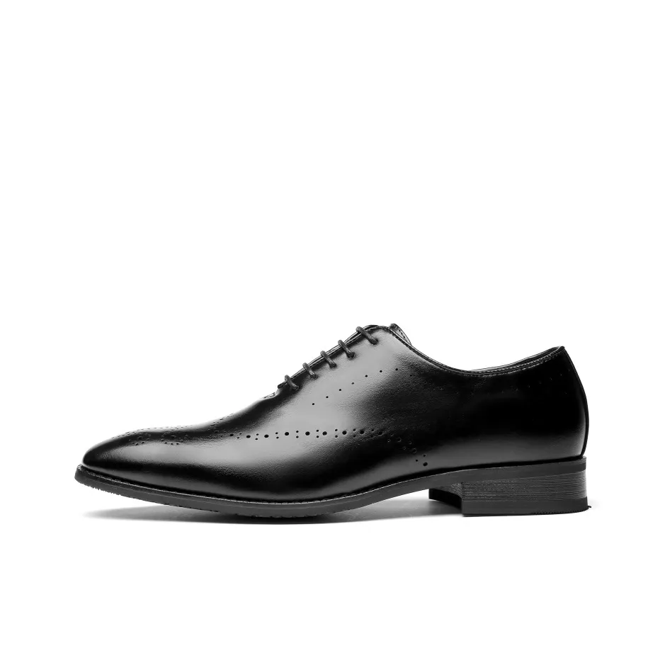 Kaltendin Classic Design Vintage Style Low Top Lace Up Fashion Trend Casual Dress Shoes Men
s
