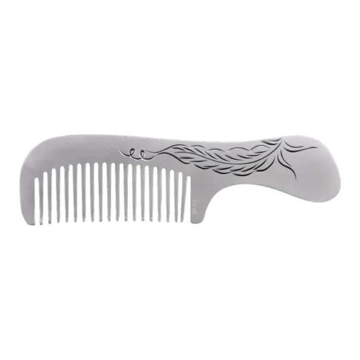 QINGFU 999 Fine Silver Hair Growth Comb Women's