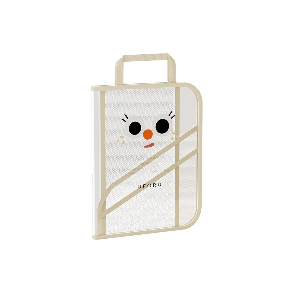 UFORU Students' Stylish Backpack With Transparent Zipper Storage Bag