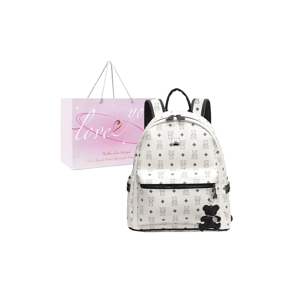 MINLUBAOLUO ПУ (полиуретан) Студенты' Early Eight Учеба Рюкзак Большой Женские