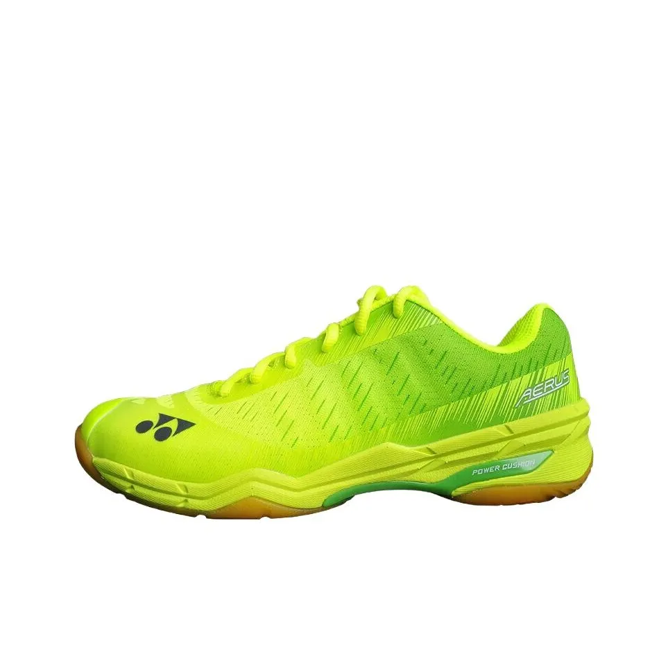 YONEX POWER CUSHION AERUS Противоскользящая Устойчивая к износу Низкий Топ Бадминтон Обувь Унисекс Желтый