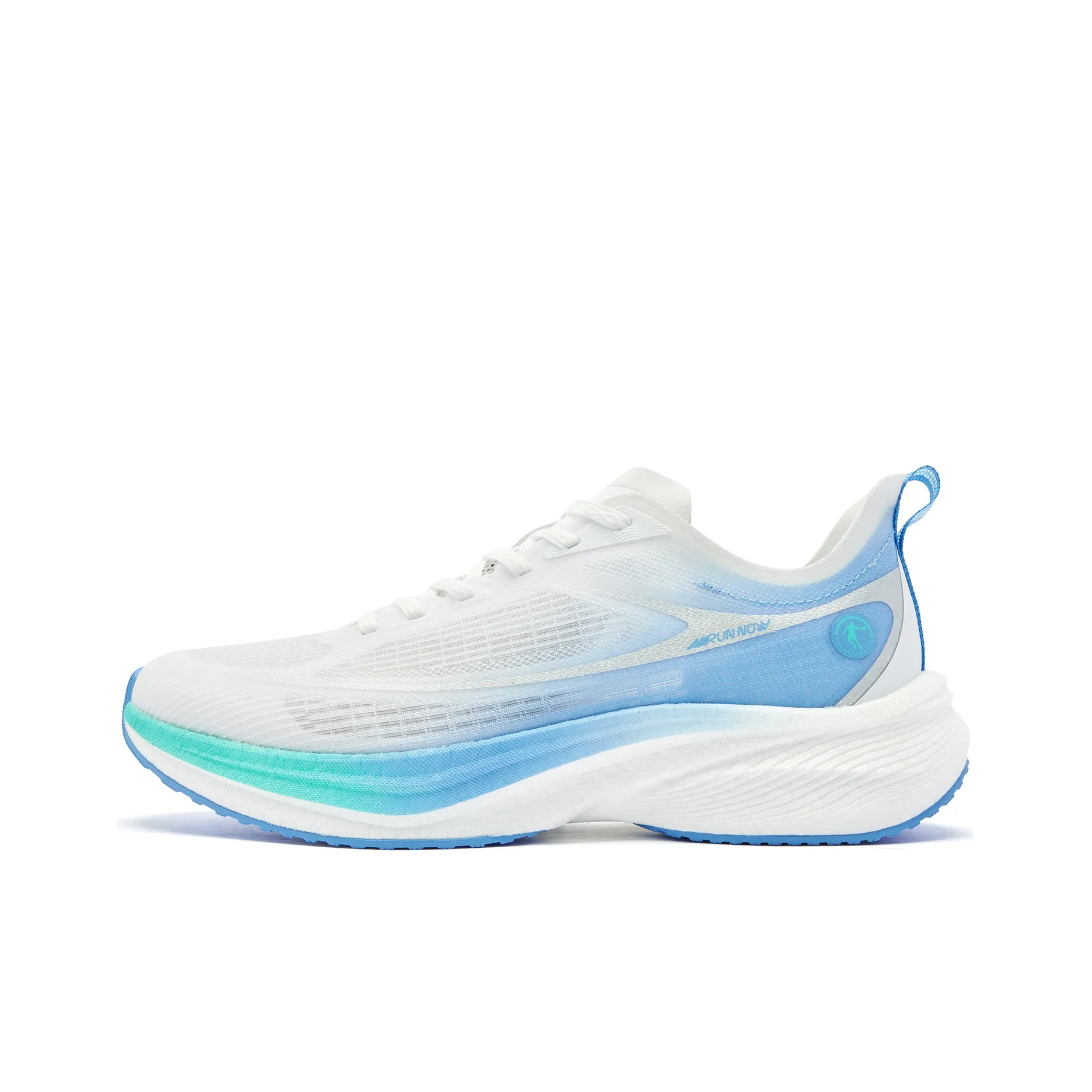 QIAODAN Light Speed 5,0PLUS Беговые кроссовки Низкий топ Jordan Белый/Свежий Синий Мужской