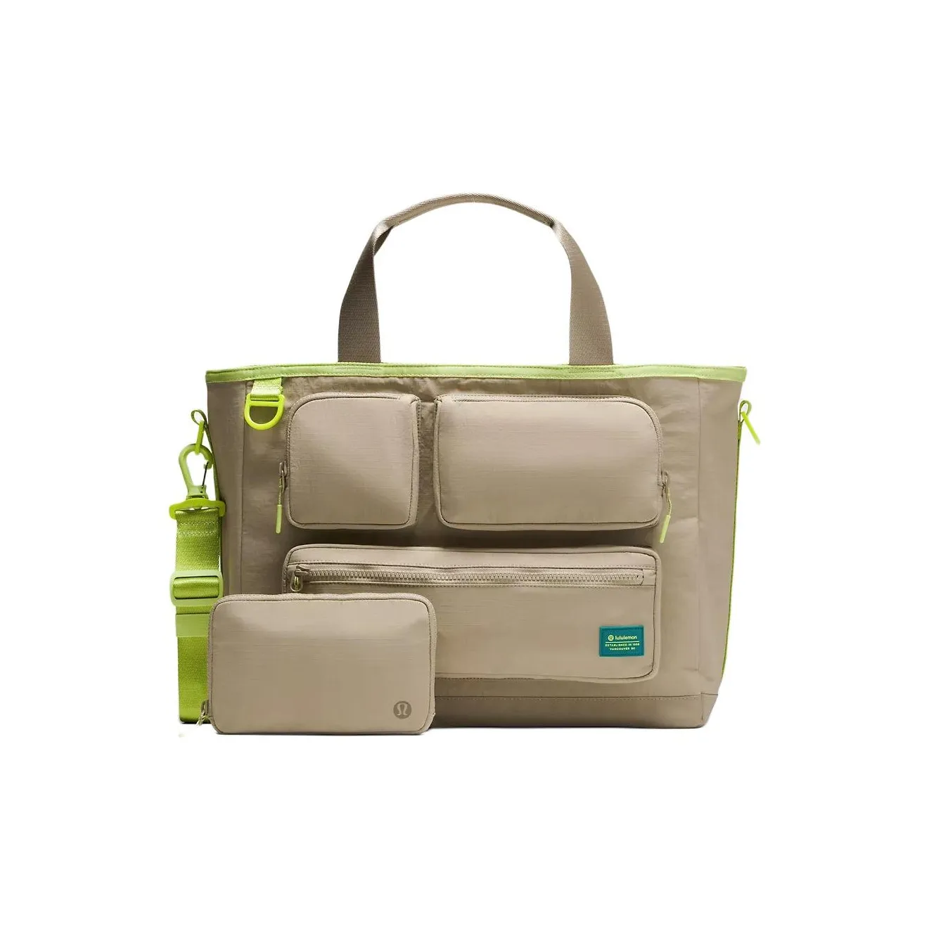 lululemon Нейлоновая сумка через плечо сумка унисекс дуб