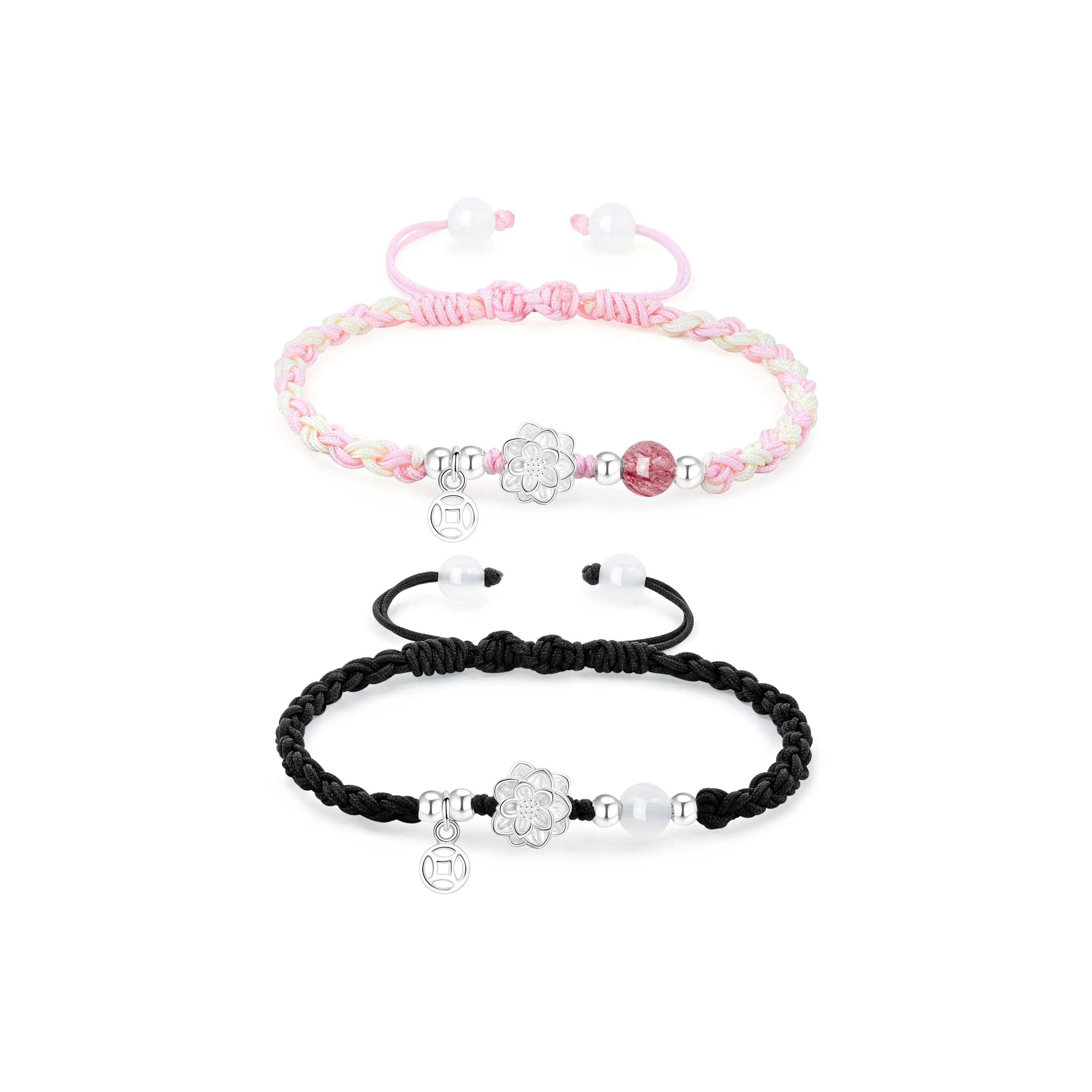 Lao Feng Xiang S925 Silver Bracelets Unisex