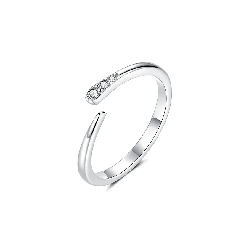 TIANTI Synthetic Cubic Zirconia S925 Silver Rings Women's