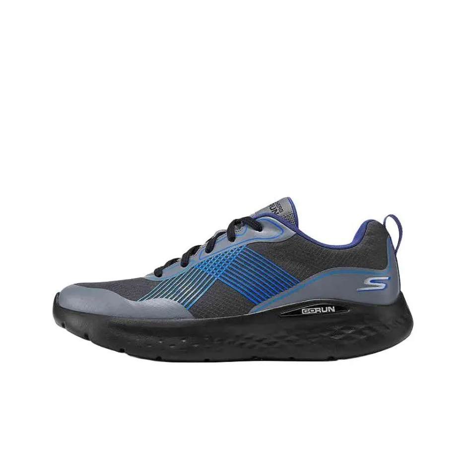 Skechers MEN'S GO Low Top Casual Running Shoes Men's Gray Black