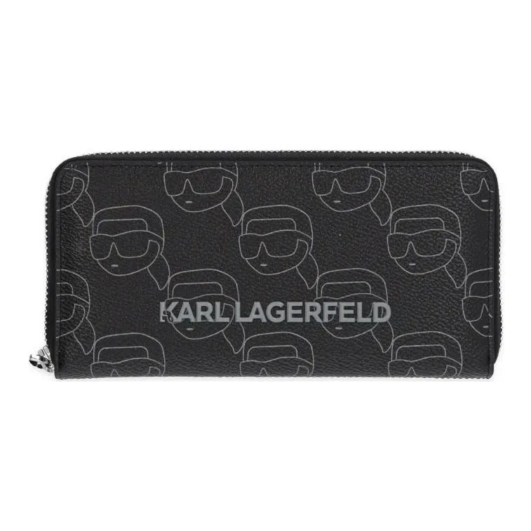 KARL LAGERFELD Polyurethane Wallet Women's Black