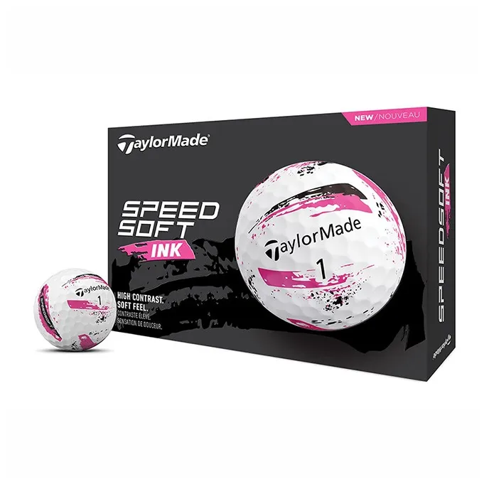 TAYLORMADE Golf Ball Unisex White Pink