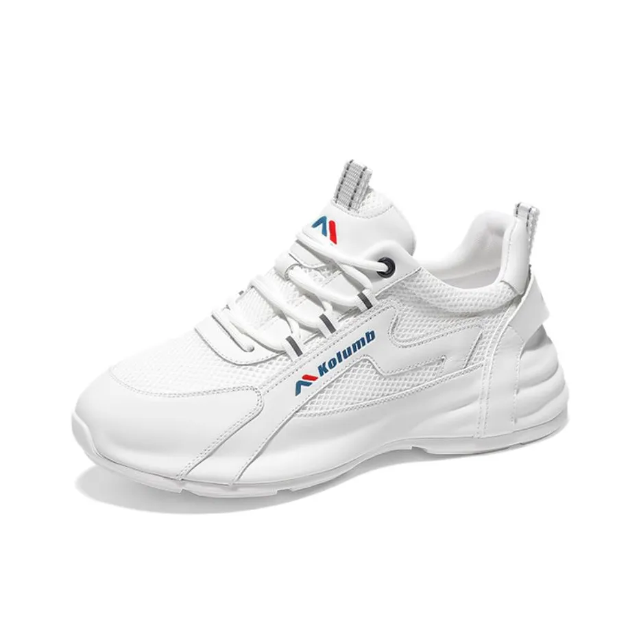 KOLUMB Юбка Резистентная Легкая Увеличивающая Высоту Низкий Топ Повседневный Мужской Белый