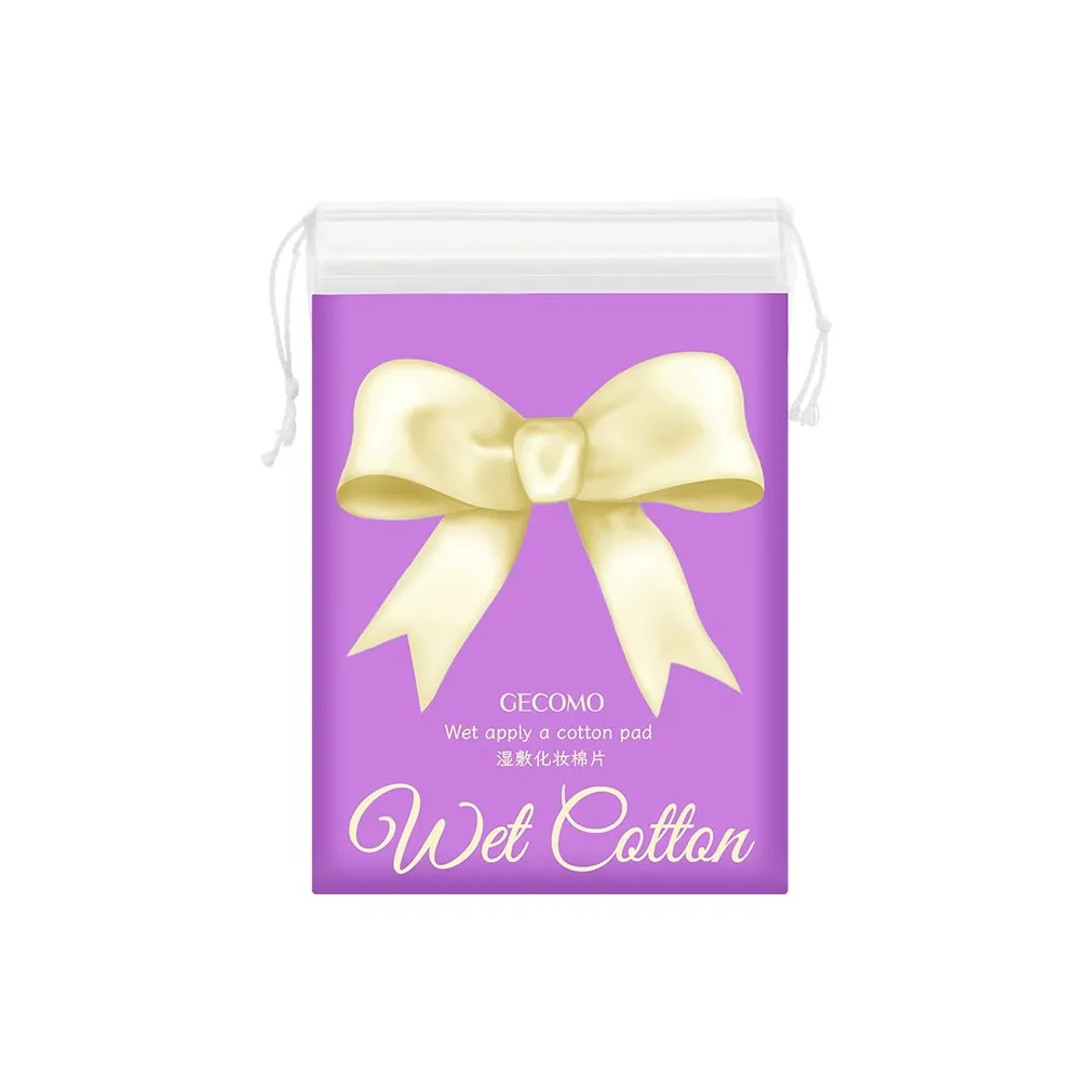 GECOMO Hydrating Adherent Facial Cotton Pads For Makeup Removal Ultra Thin Style Makeup Tools