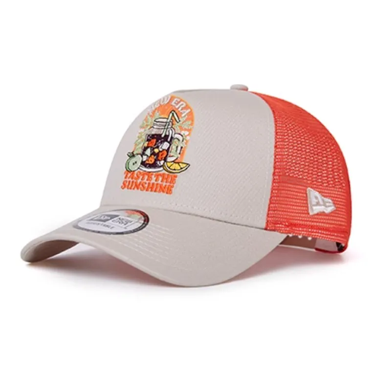 New Era Полиэстер Хлопок Кепки Унисекс Лаймово-серый