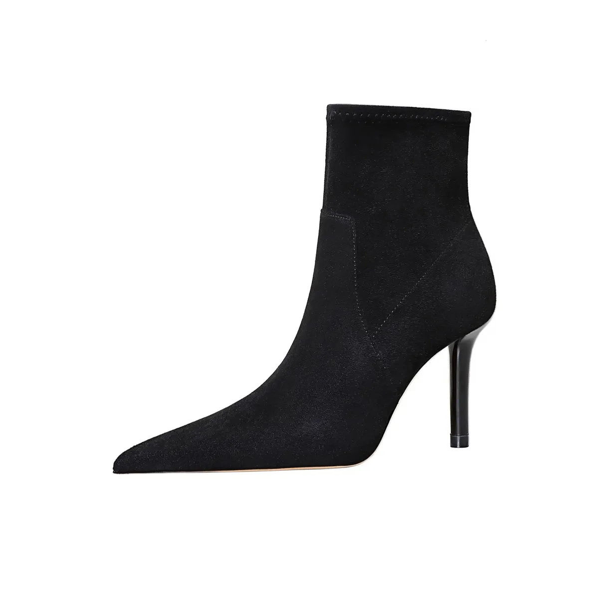 QITUMAUL Ботильоны Женские Черные