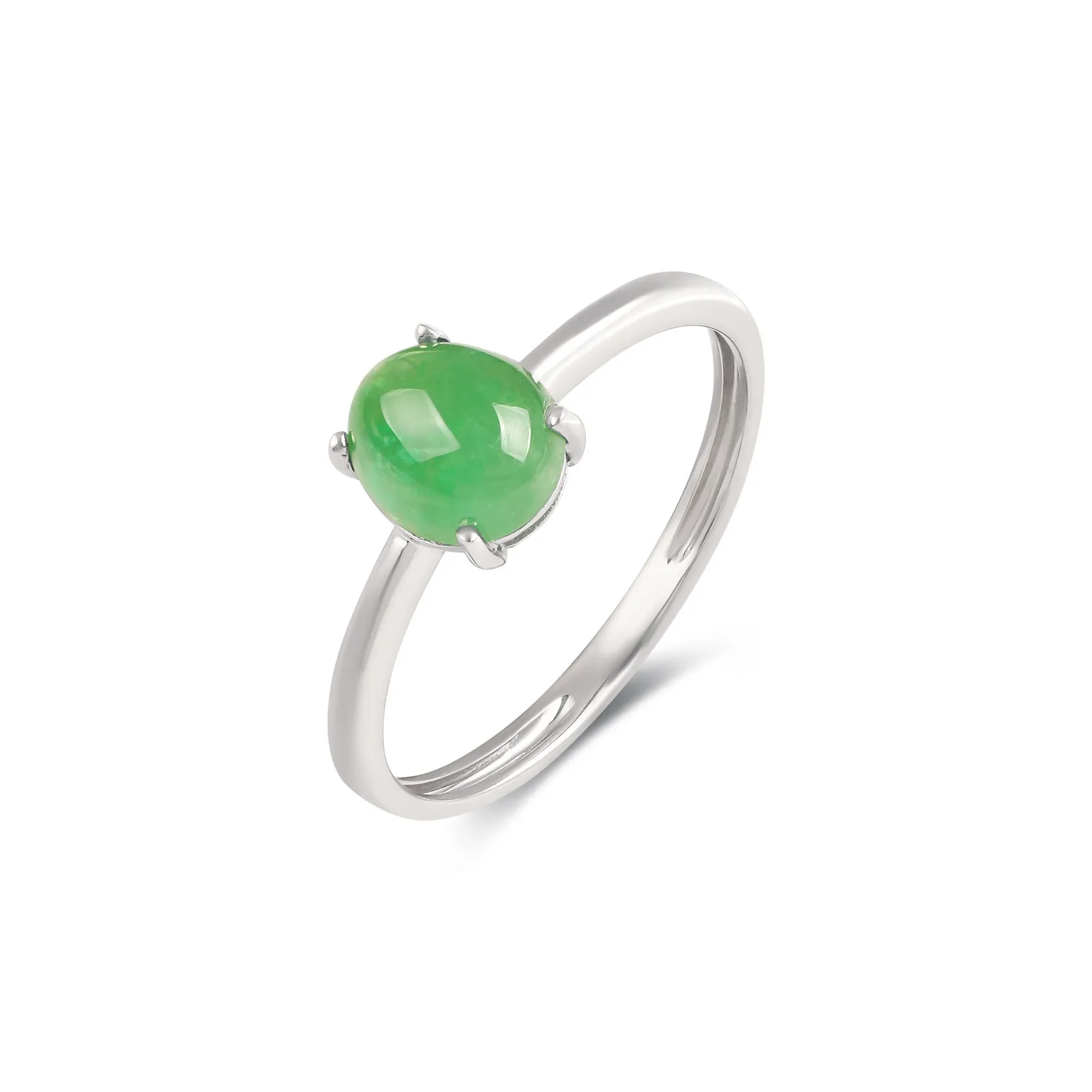 TAMINA Glutinous Jade Rings Women's