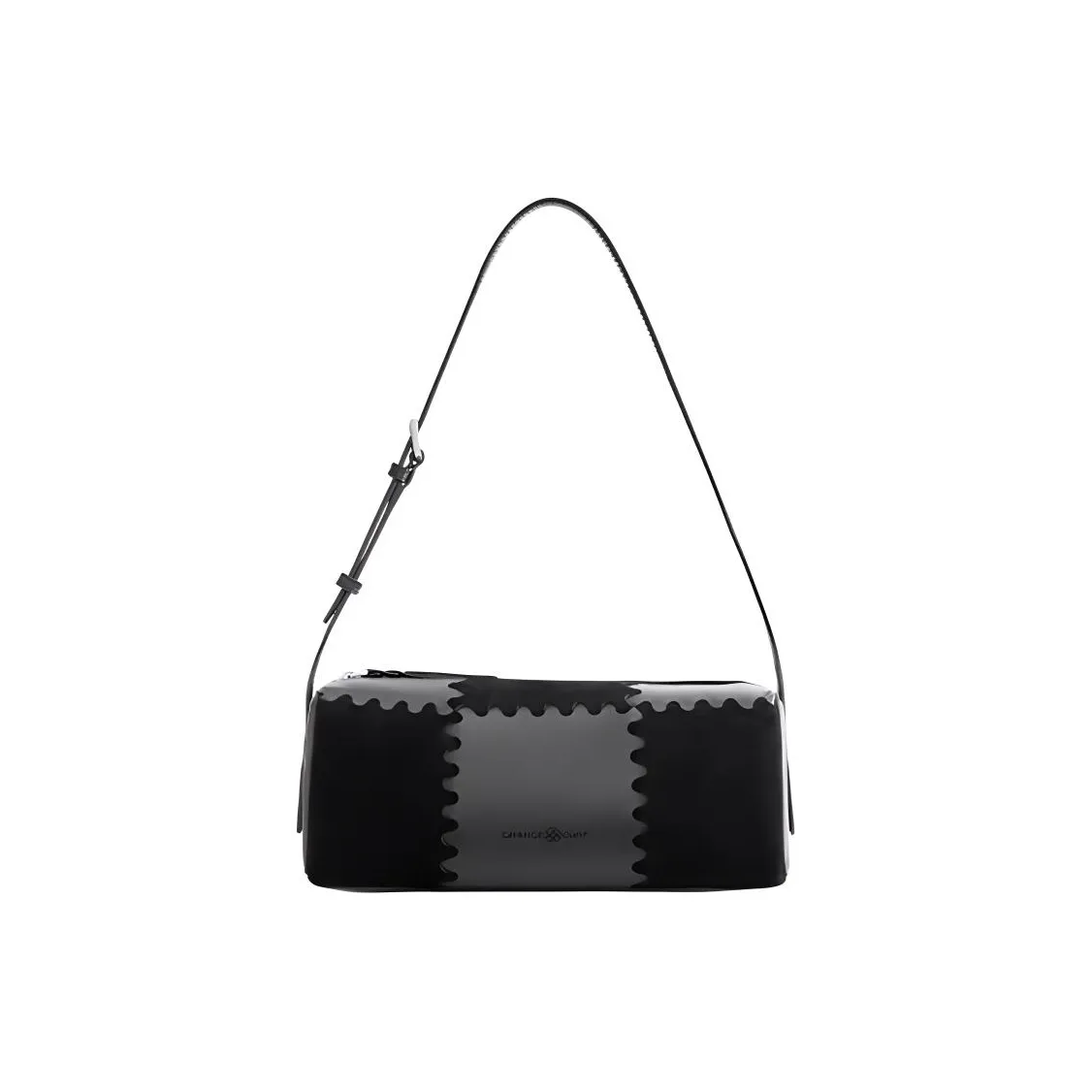 ORANGE CUBE Сумка из коровьей кожи в форме багета одно плечо маленькая женская многоцветная