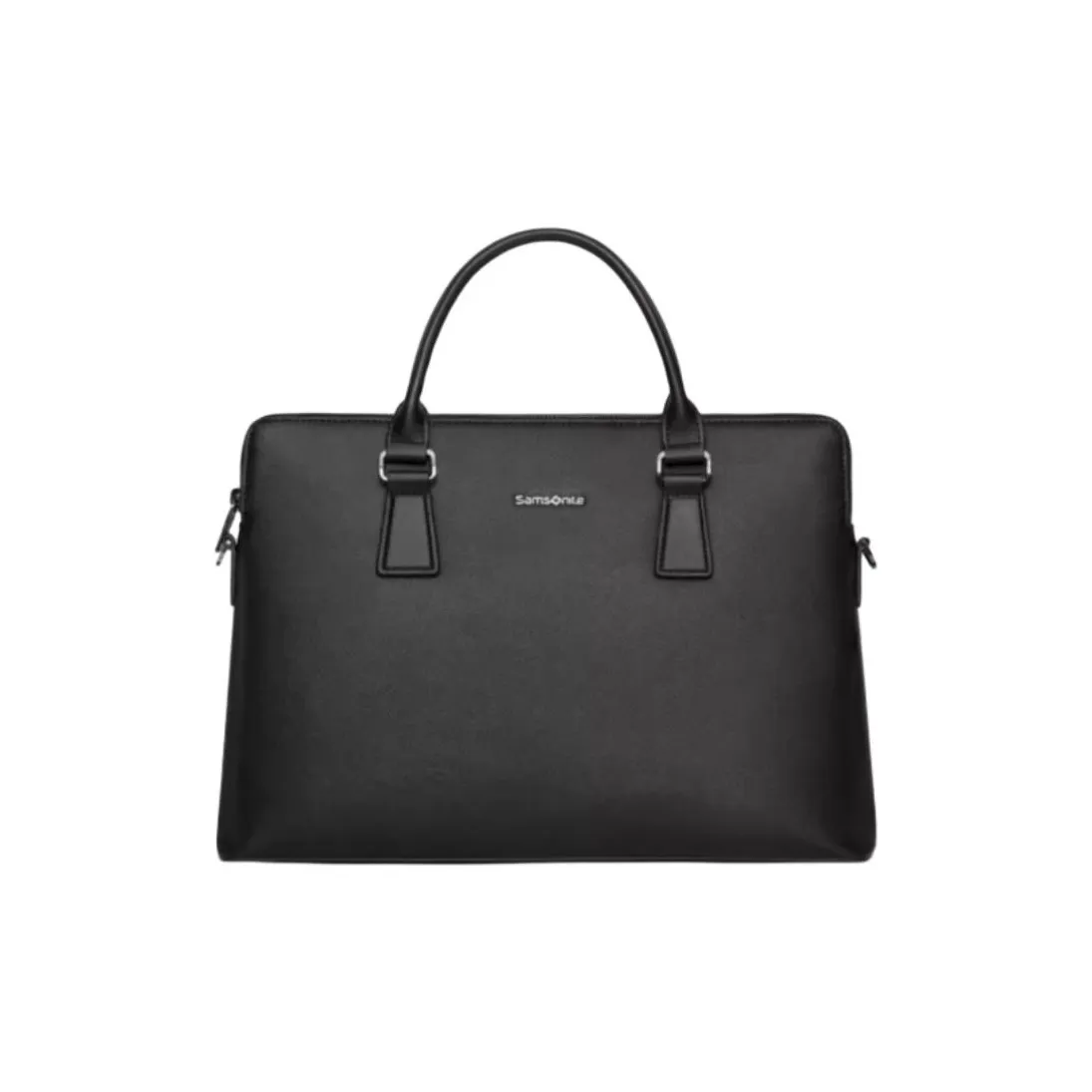 SAMSONITE Сумка для ноутбука из искусственной кожи среднего размера мужская черная