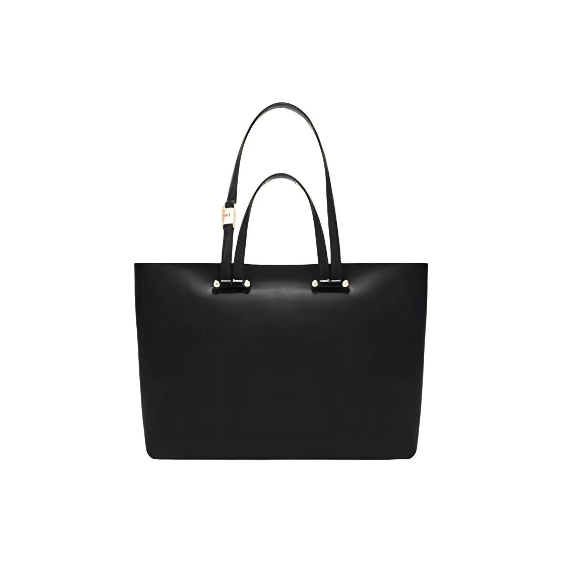 Furla Cow Leather Tote Bag, Shopping Bag, Shoulder Bag, Handbag Tubas Women's Black