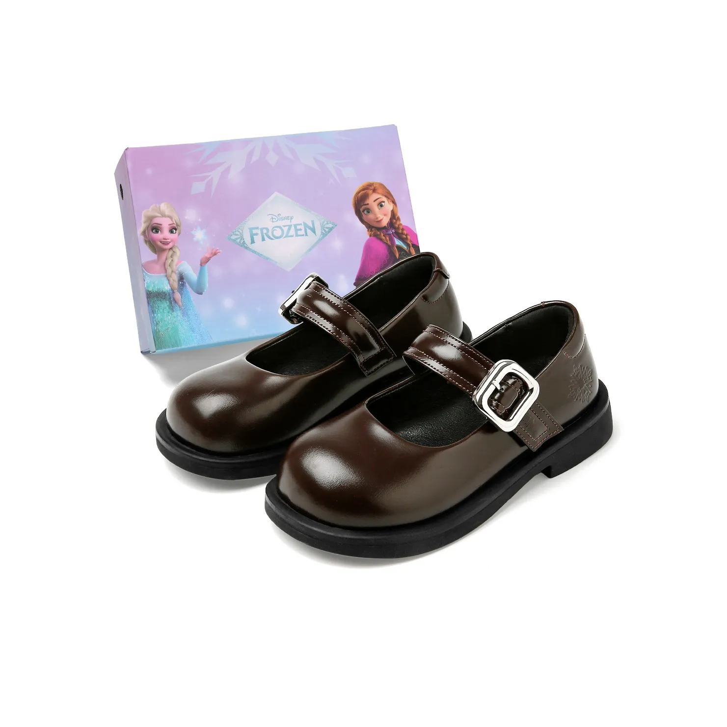 DISNEY FROZEN Серия противоскользящая анти-КИК абразионная низкий топ детская кожаная обувь детский