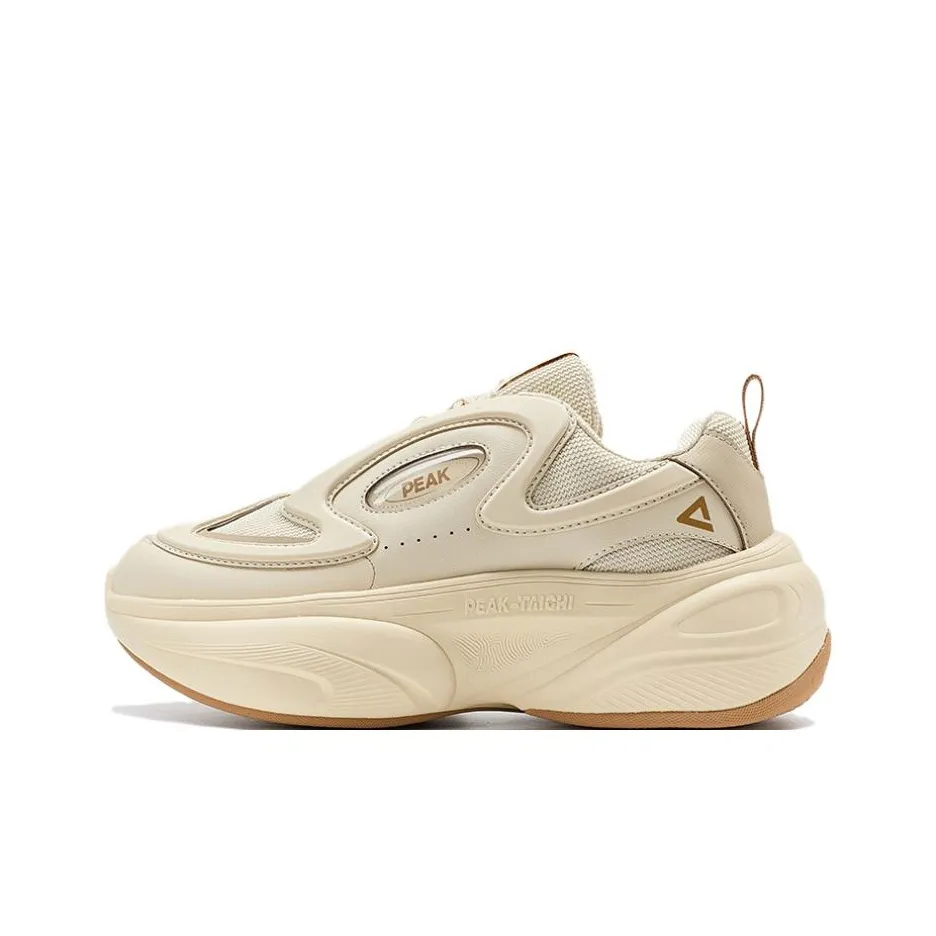 PEAK Противоскользящие амортизаторы низкий топ кэжуал женские бежевый хаки