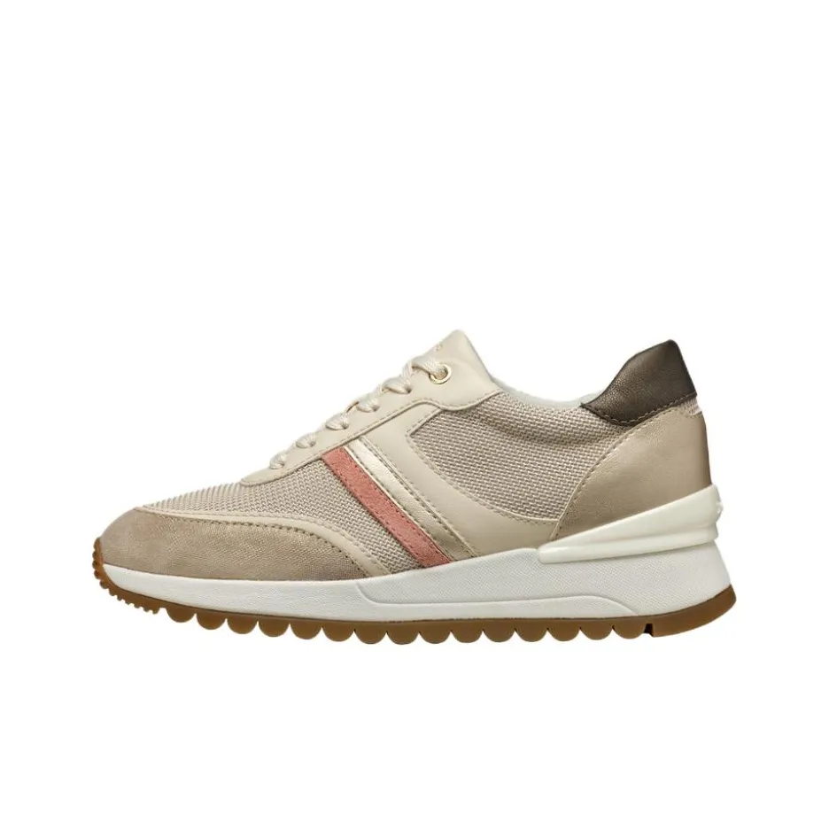 GEOX Desya Wear Resistant Low Top Casual Shoes Women's Light Taupe