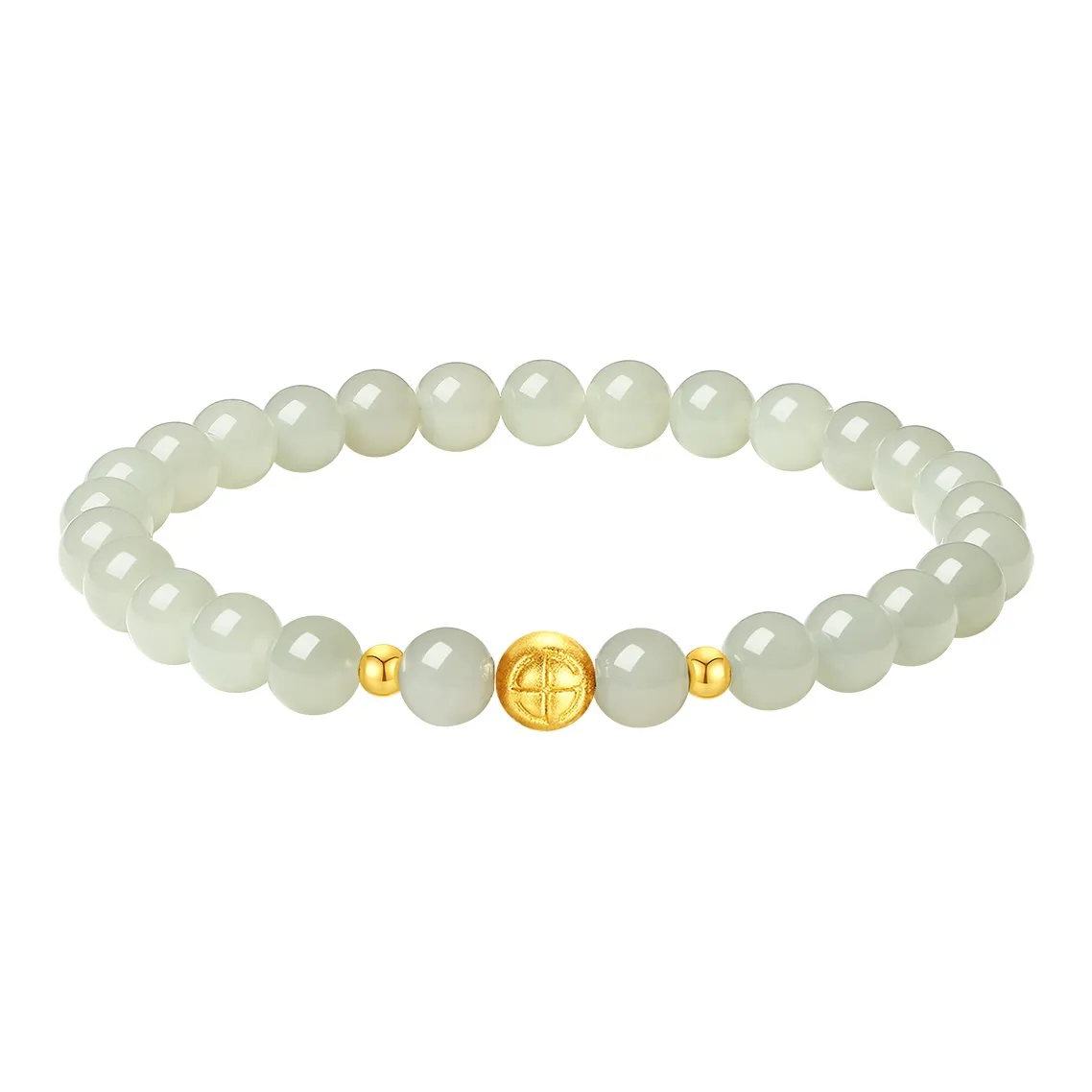 Olampe Hetian Jade Bracelets White Jade/Pale Greenish White Jade Women's