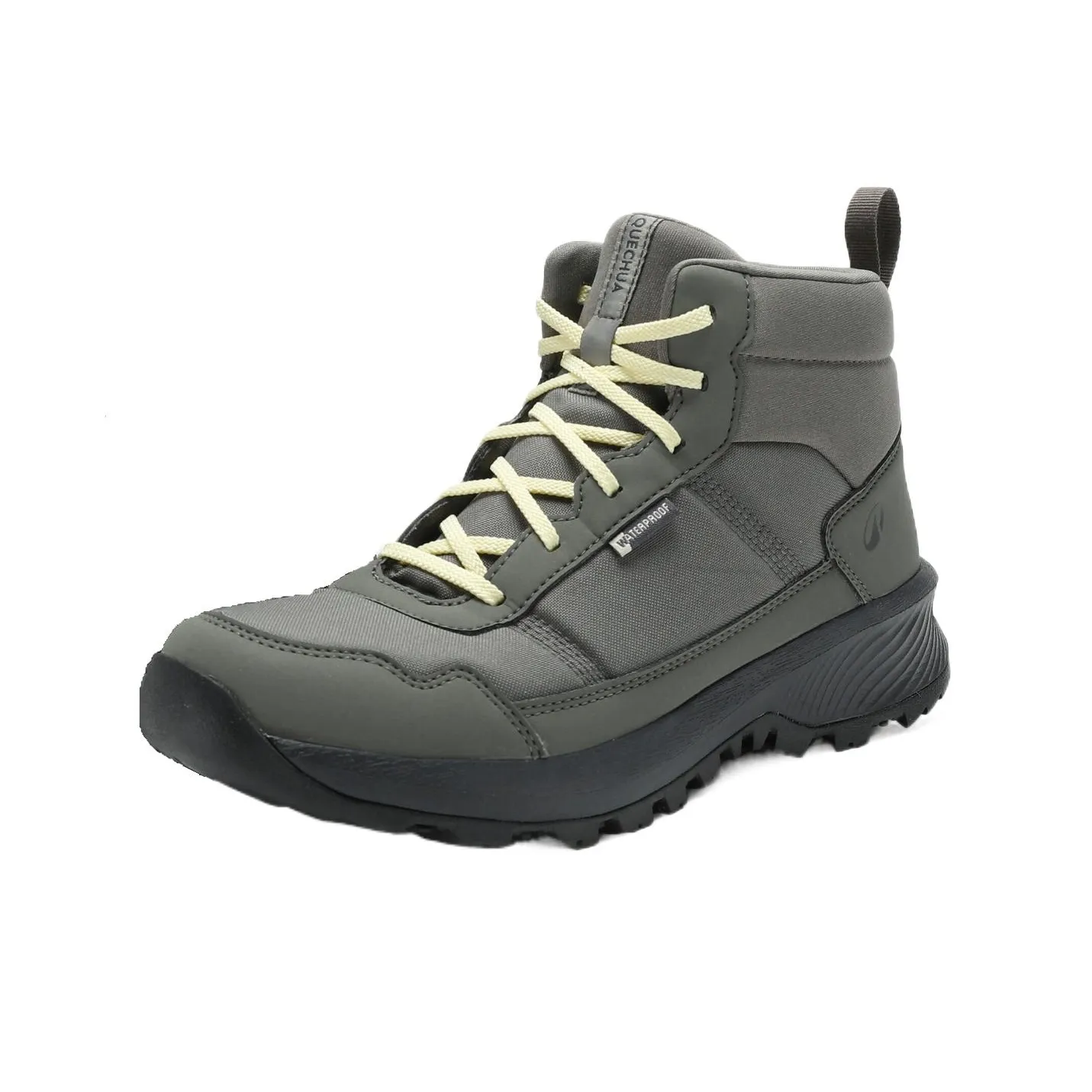 DECATHLON NH100 Амортизация Водонепроницаемый MID Топ Походная обувь Женская Хаки