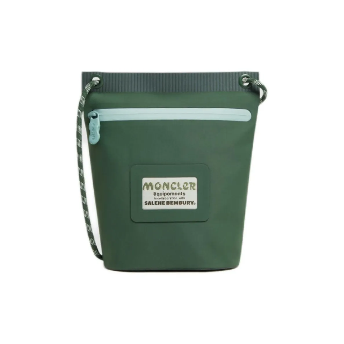 Moncler SALEHE BEMBURY Коллаборация Ткань Сумка через плечо Маленькая Унисекс Зеленая