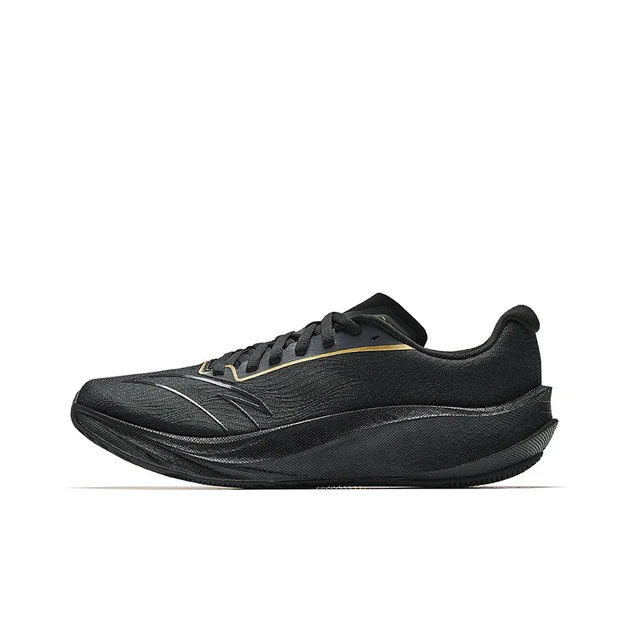ANTA Амортизация Slip-on Resistant Дышащий Rebound Low Top Азотная технология Повседневная Тренировка Беговые кроссовки Мужской Черный
