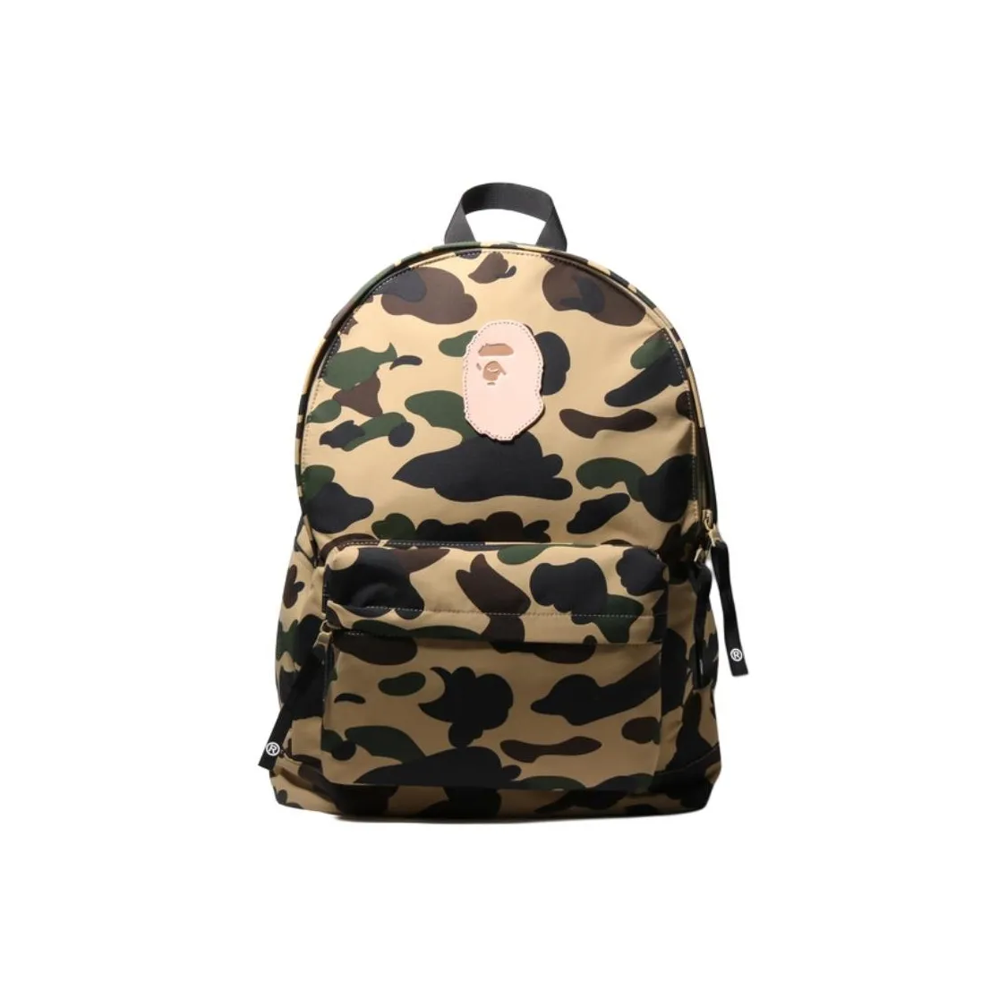 A BATHING APE Ткань Рюкзак Унисекс Желтый Зеленый