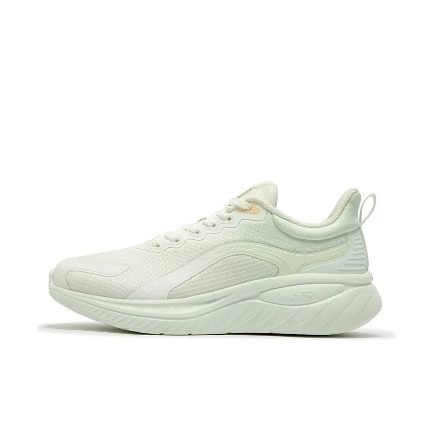 361° Softwalk 3.0 Anti Slip Wear Resistant Low Top Sprint Running Shoes Women's White Ice Aqua Green