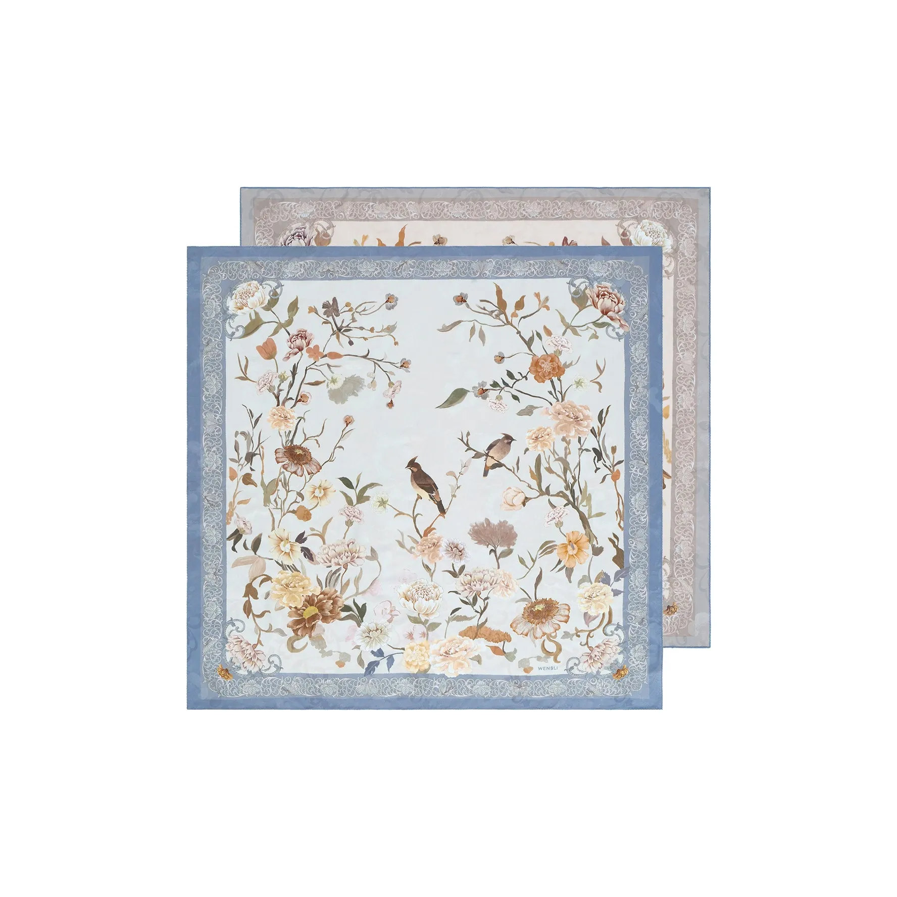 WENSLI Шарфы из шелка с тутовым шелком Женские