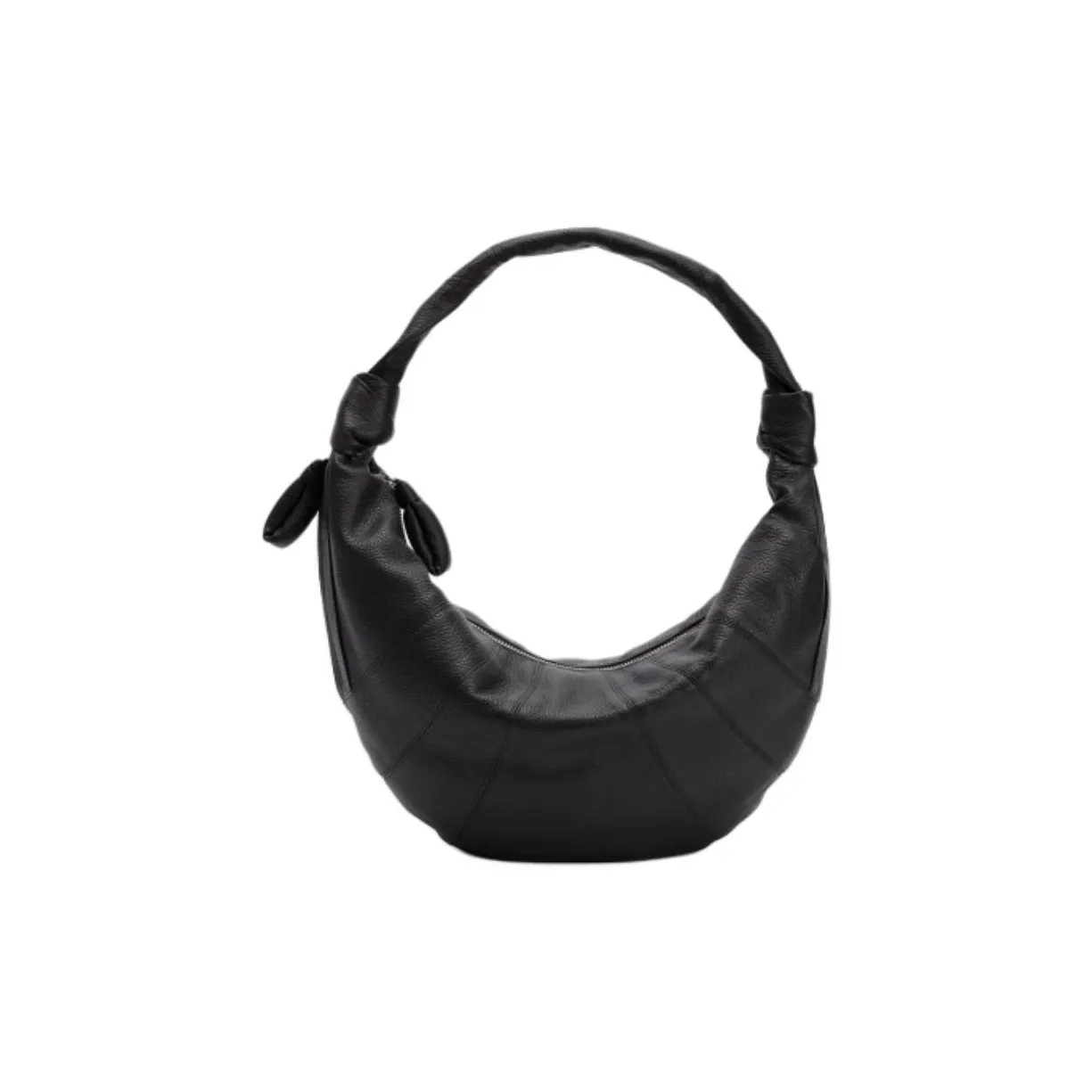 Lemaire Cow Leather Croissant Bag Handbag Trumpets Women's Black