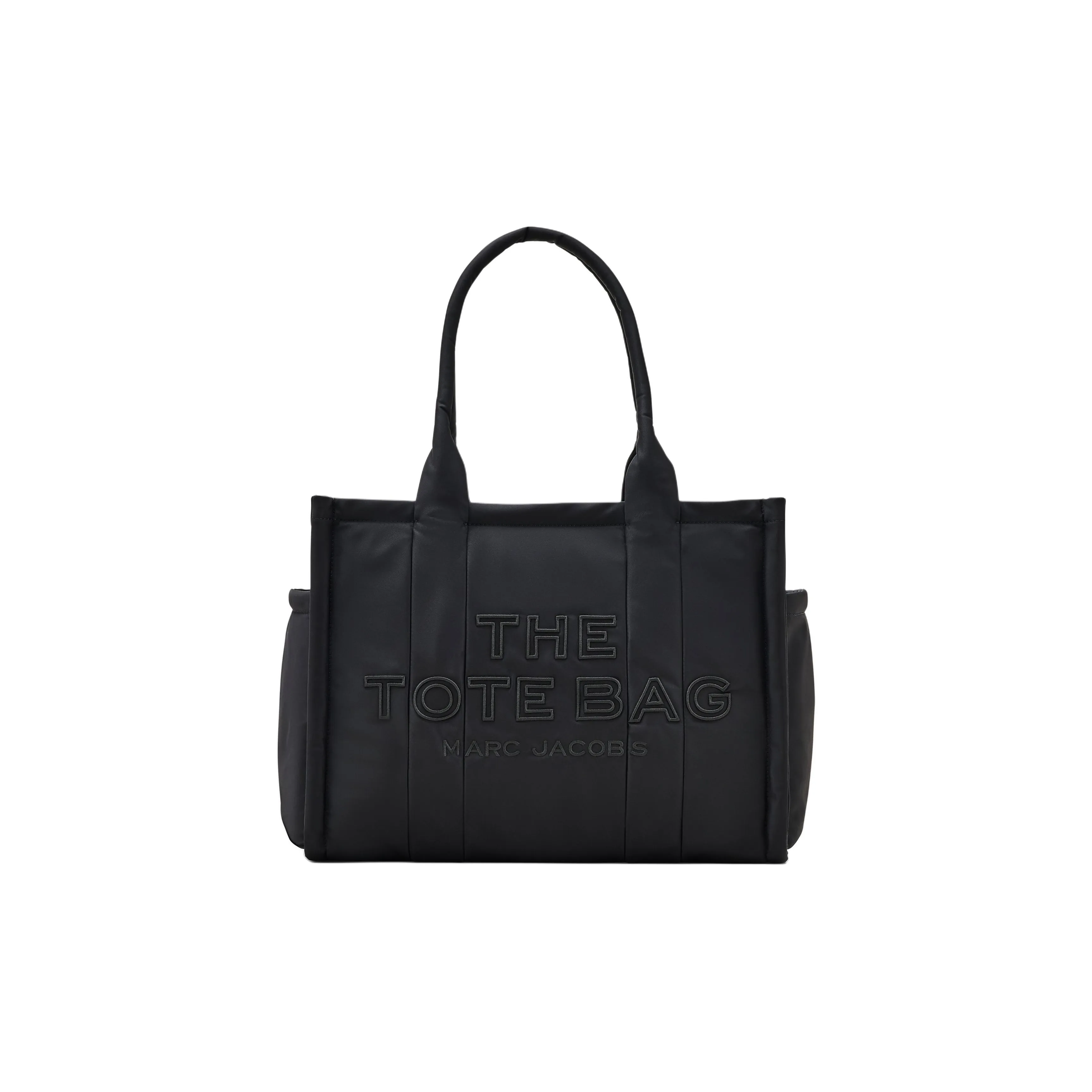 MARC JACOBS Nylon Tote Bag Shopping Bag Shoulder Bags Large Size Women's Black