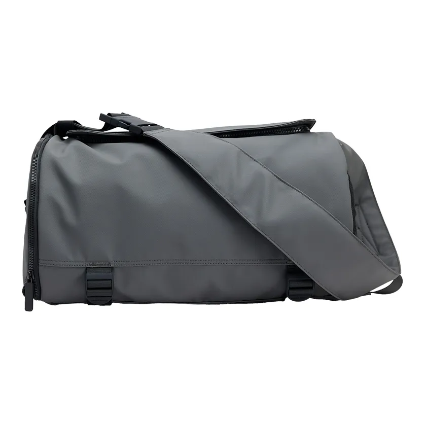 URBAN REVIVO Fabric Shoulder Bag, Crossbody Bag Regular Men's Black