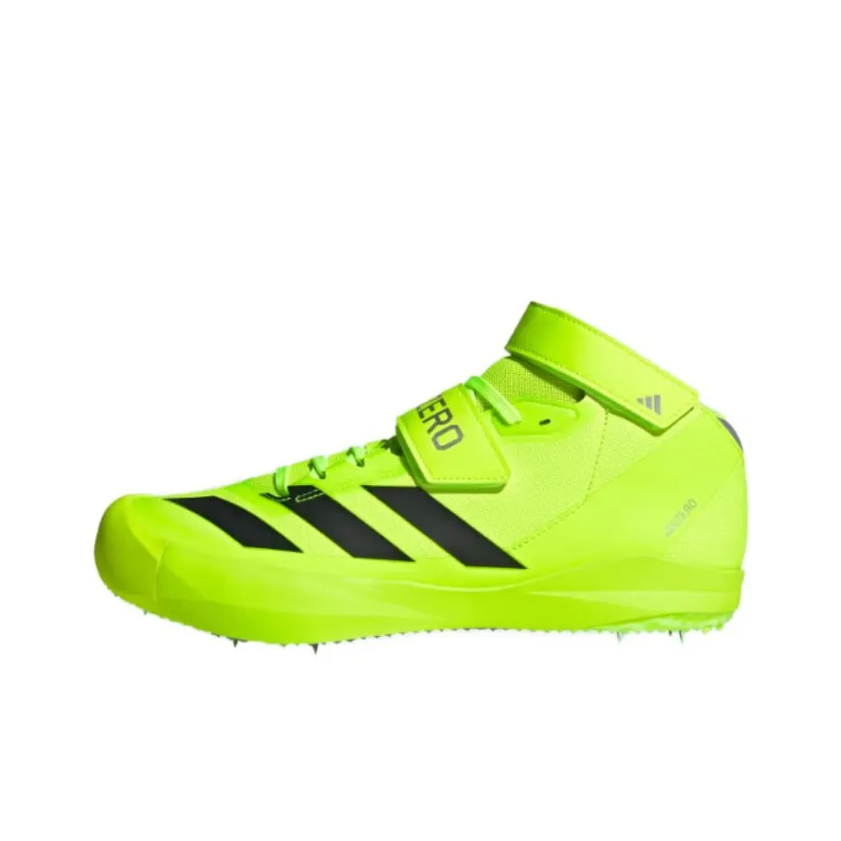 Adidas Adizero Javelin Легкий Низкий Топ Беговые кроссовки Унисекс Зеленый