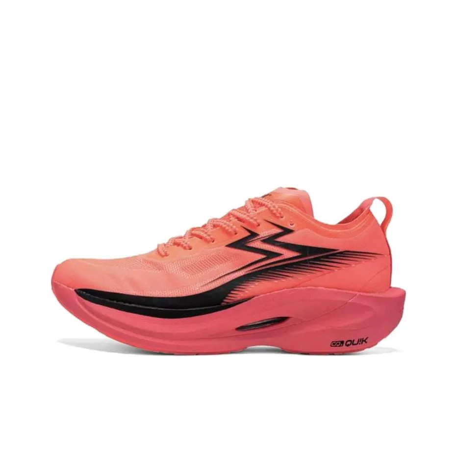 361° Flying Flame TD Амортизация и Дышащий Низкий Топ Беговые кроссовки Мужские Красный Черный