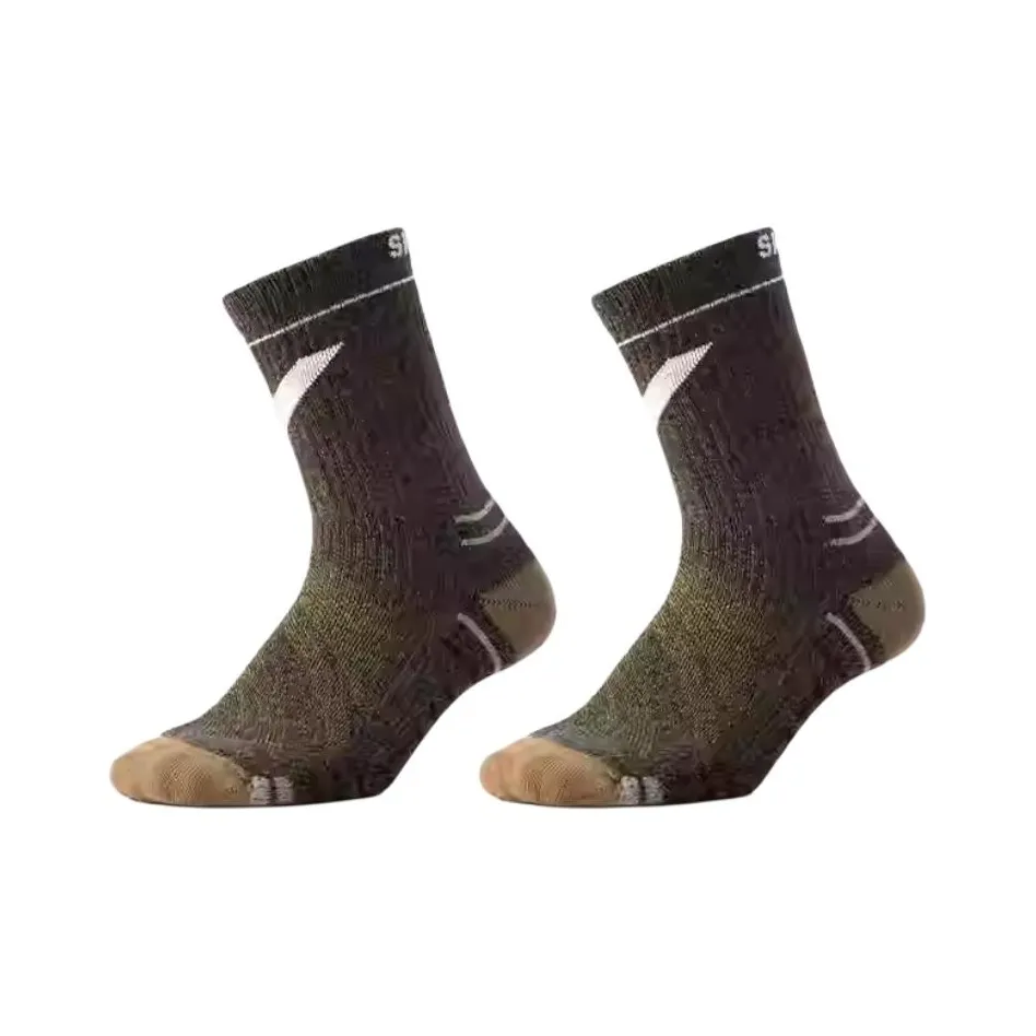 LANSEPAODAO На открытом воздухе Велоспорт Бег по тропам Поход Носки Гора Альпинизм Носки Беговые носки Унисекс 2 упаковки