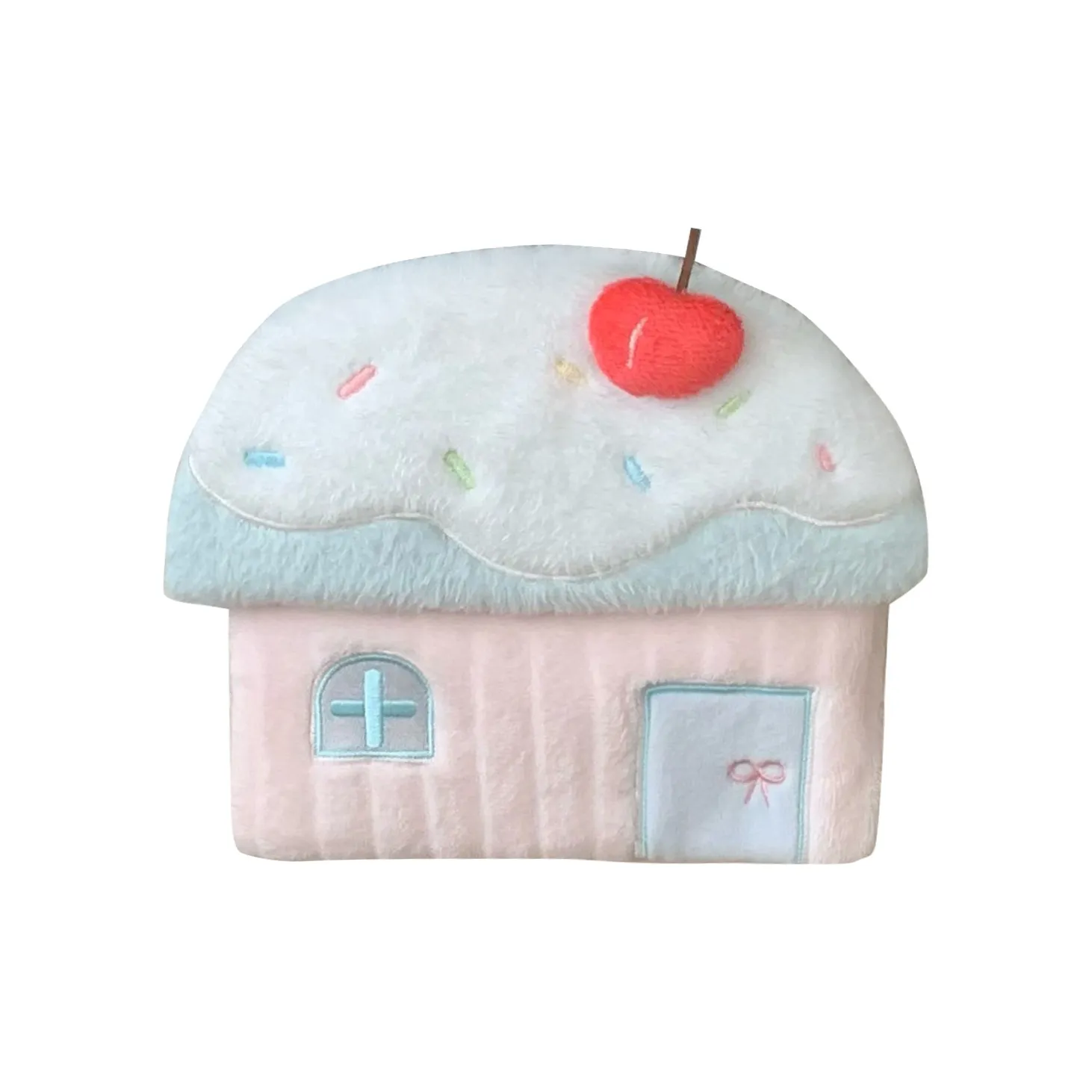 RIZHI STORE Зимний Плюшевый Мини Милый Макияж Мешок для хранения Унисекс Многоцветный