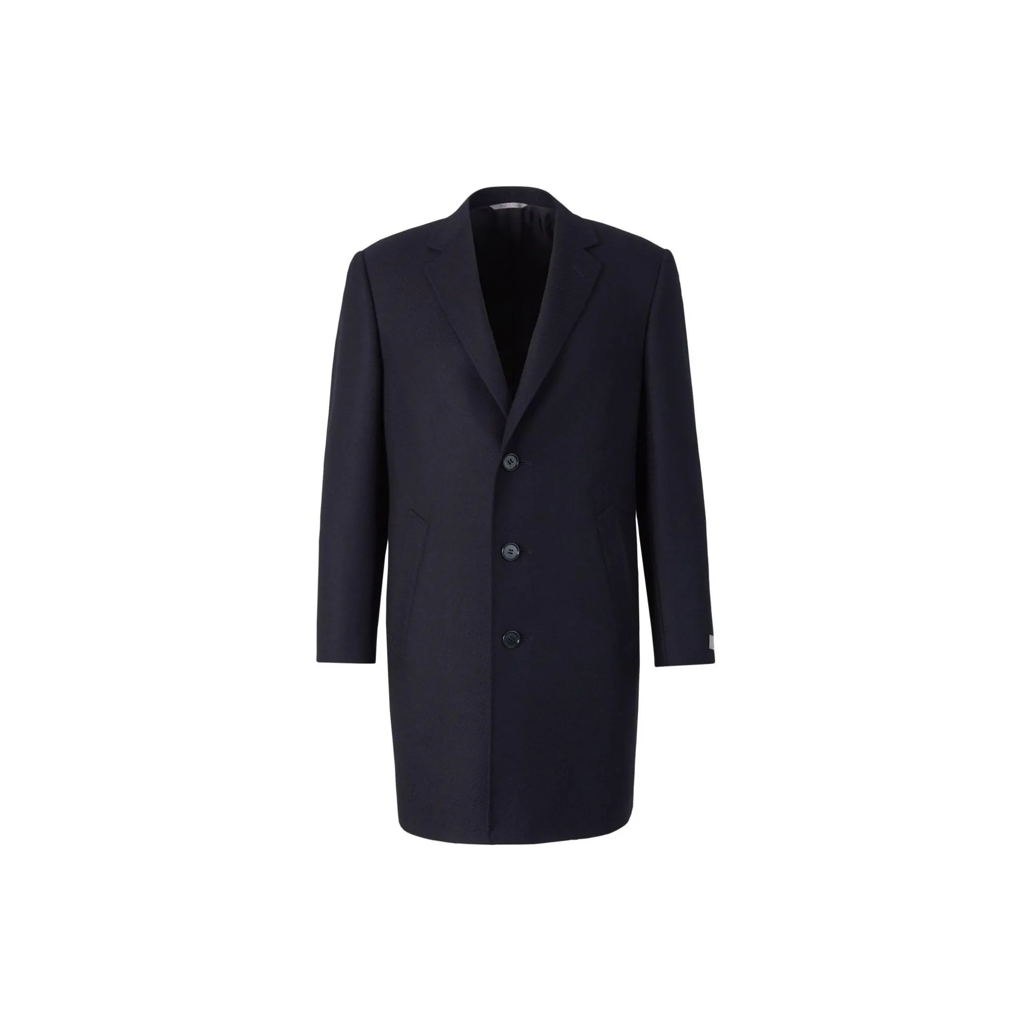 Canali Herringbone Wool Coat