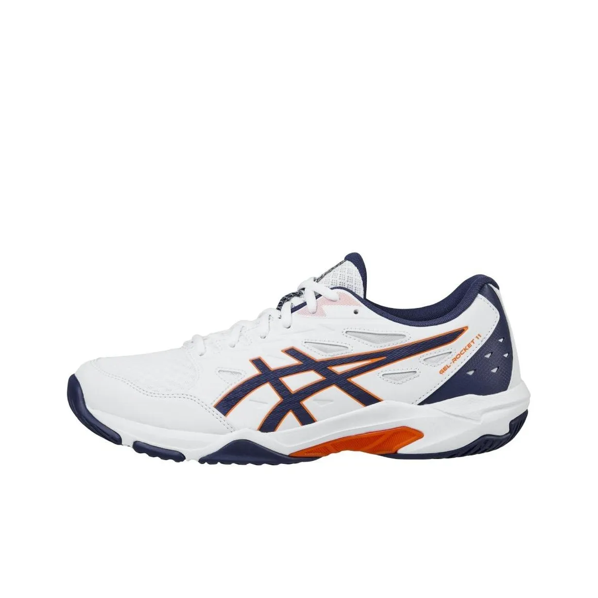 Asics Gel Rocket 11 Anti Slip Wear Resistant Low Top Training Shoes Men's White 2E Width