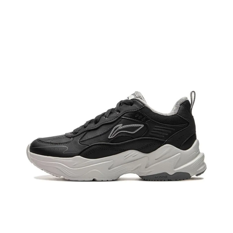 LINING Defender Устойчивый к истиранию Амортизирующий Термический Низкий Верх Повседневный Женский Черный