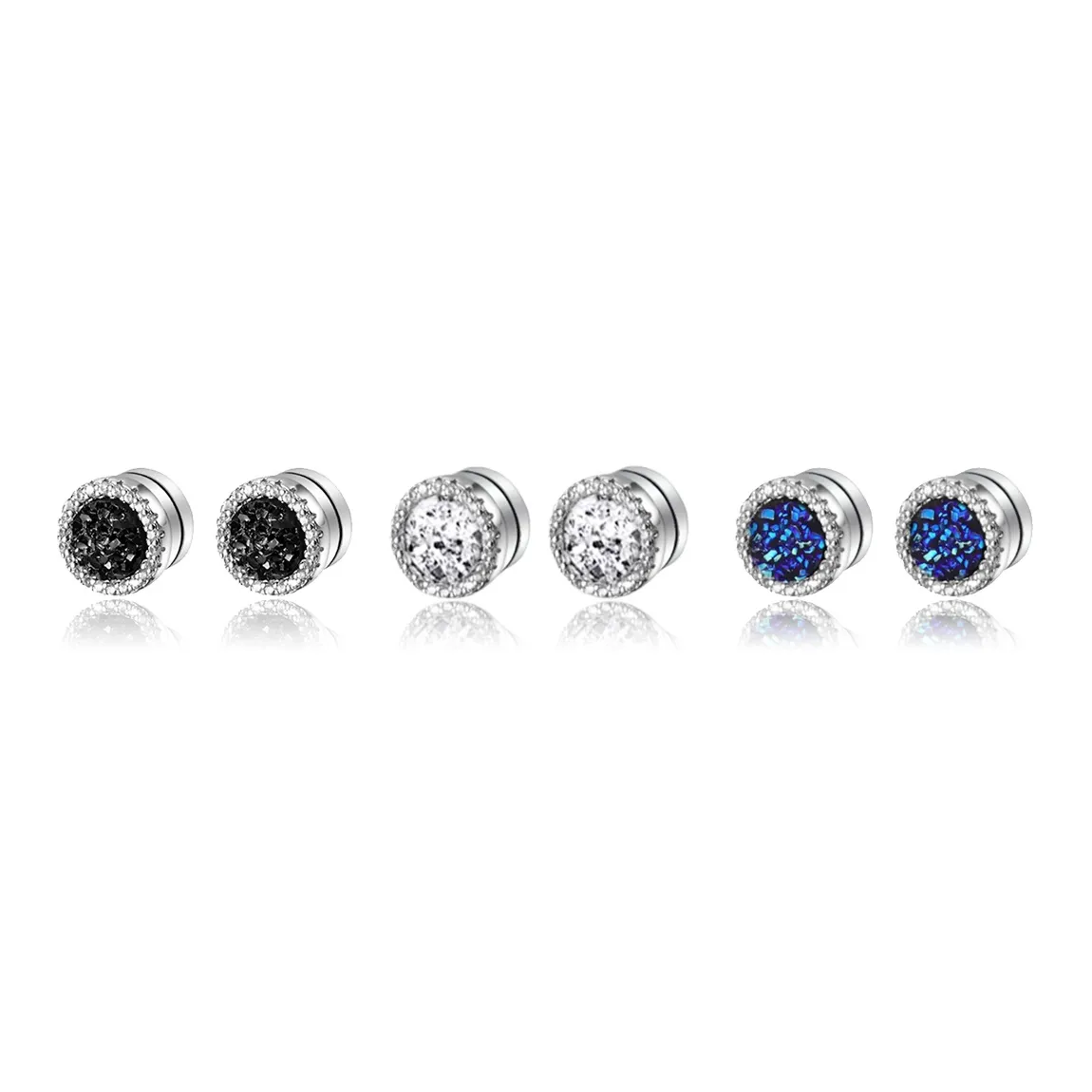 D.K.X Alloy Clip On Earrings Men's
