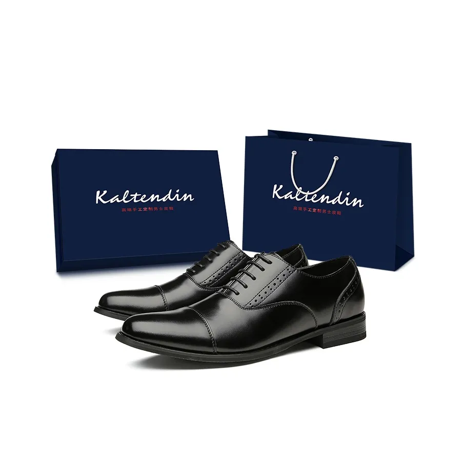 Kaltendin Vintage Classic Cow Leather Dress Shoes Men's