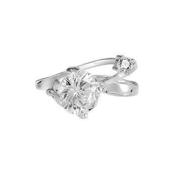 Peach Tea Циркон Нижняя заколка On Серьги Женские