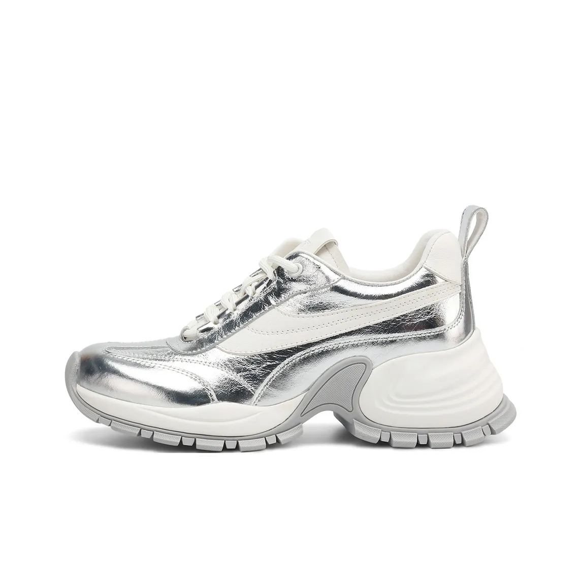 Rosa Bianca Легкий визуально увеличивает рост Низкий топ Толстая подошва Кроссовки Женские