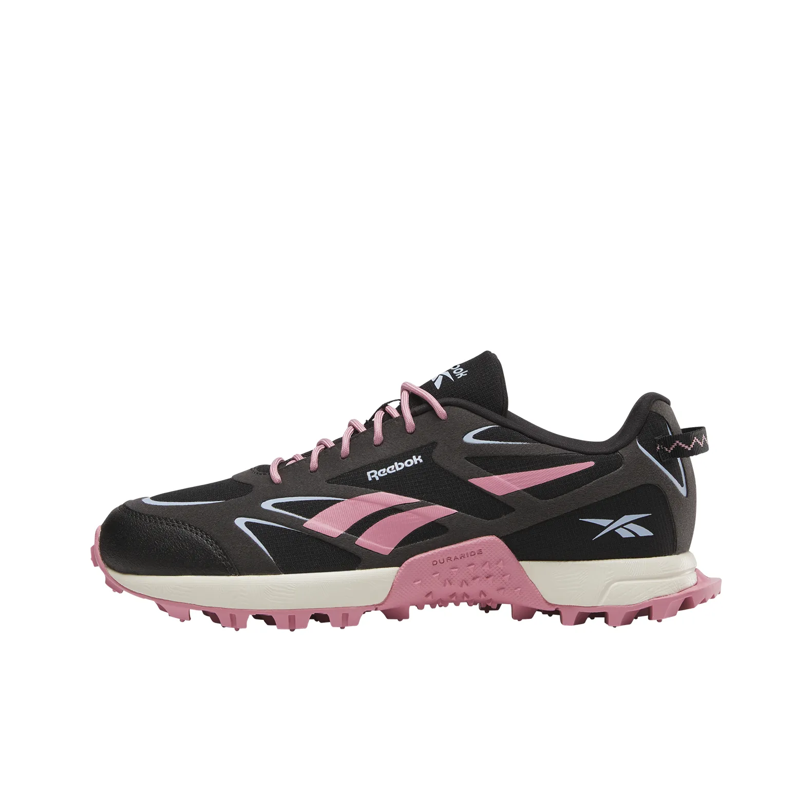 Reebok Slip Resistant Abrasion Resistant Низкий Топ Повседневная Обувь для Трейл-Бега Женская Черный Розовый