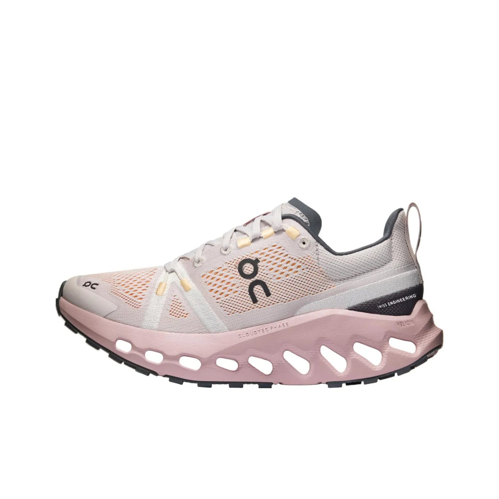 On Cloudsurfer Trail противоскользящие устойчивые к истиранию низкий топ беговые кроссовки женские серебряный фиолетовый