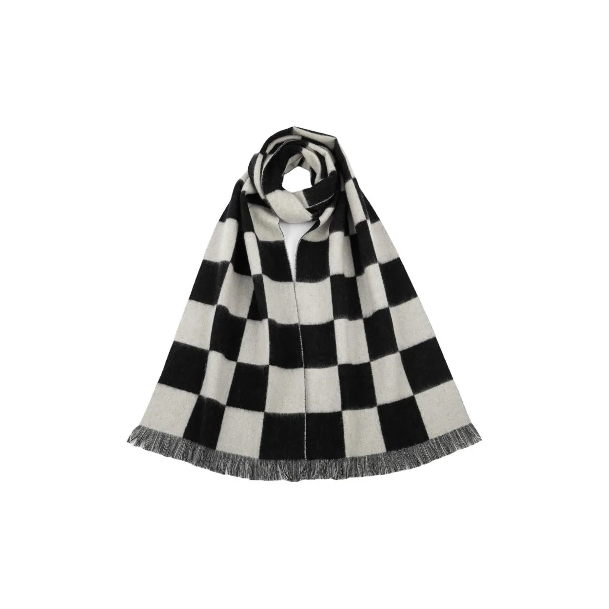 Red Bean Cashmere Knit Scarves Women's