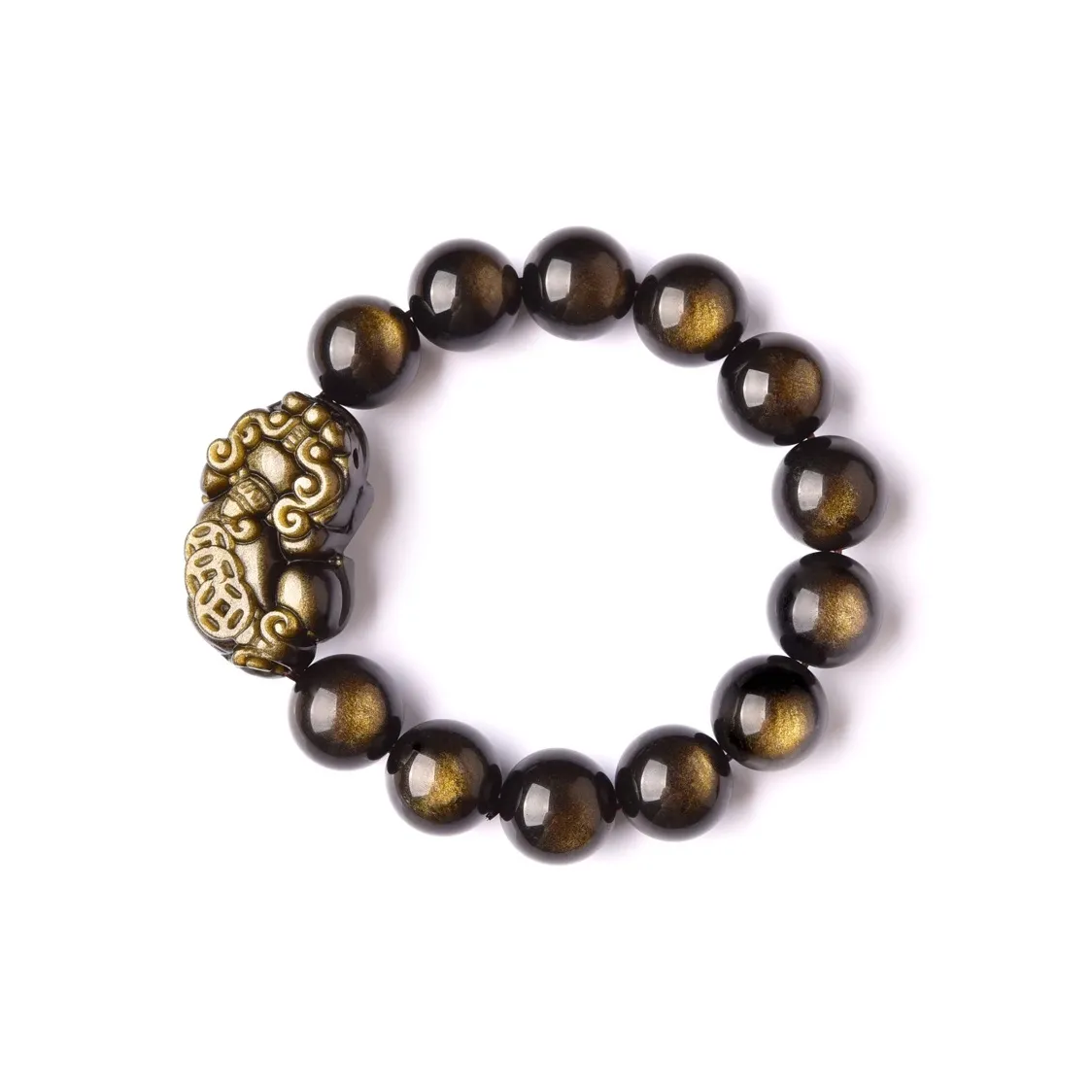 Lingfei Obsidian Jade Bracelets Men's