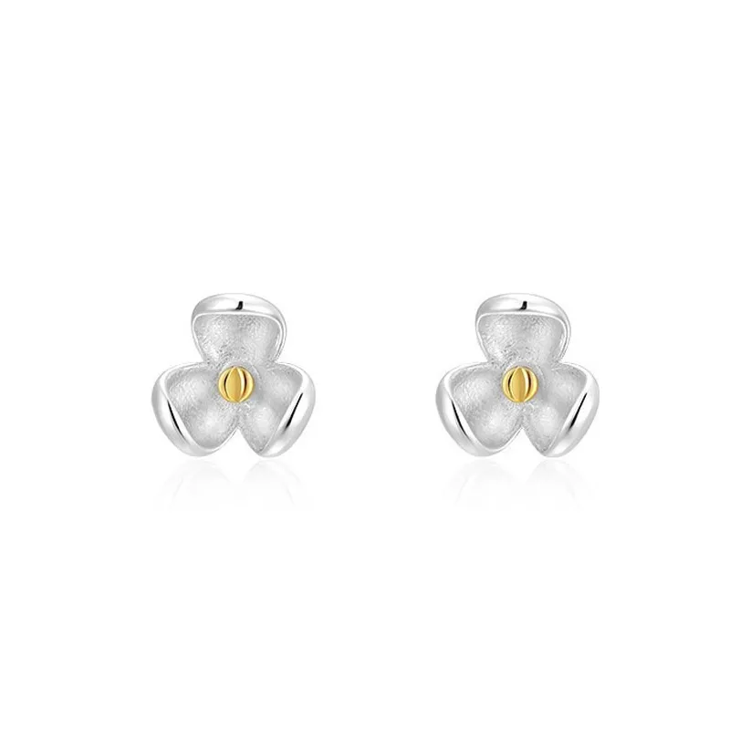 LOVE WHEEL S925 Silver Stud Earrings Women's