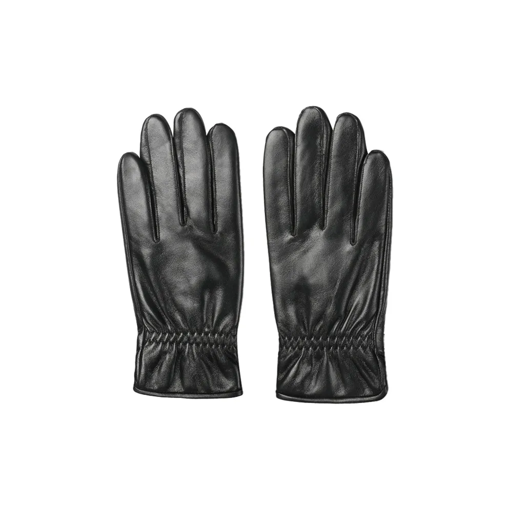 Red Bean Sheepskin Genuine Leather Glove Men's